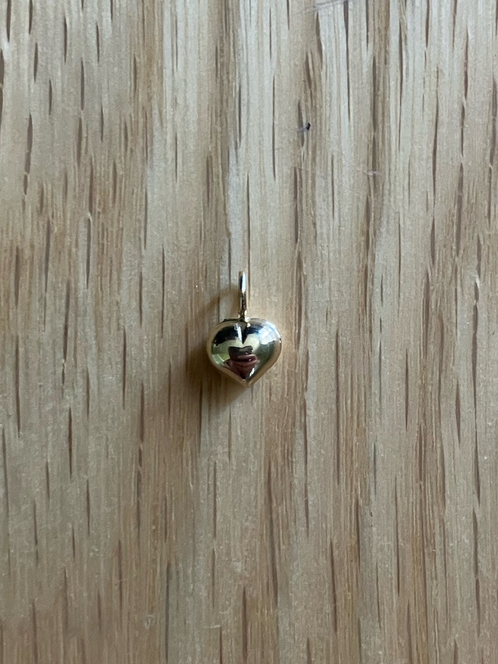 14k Gold Heart Pendant Necklace Charm - Women Jewelry